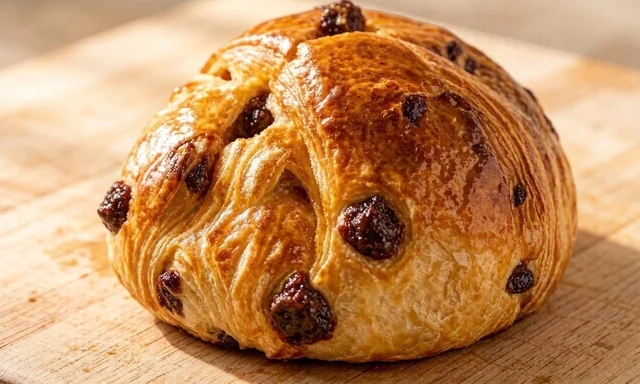 Иллюстрация: Бриошь с изюмом